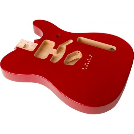 Corpo Fender Deluxe Series Telecaster SSH Alder Modern Bridge Mount Candy App Red