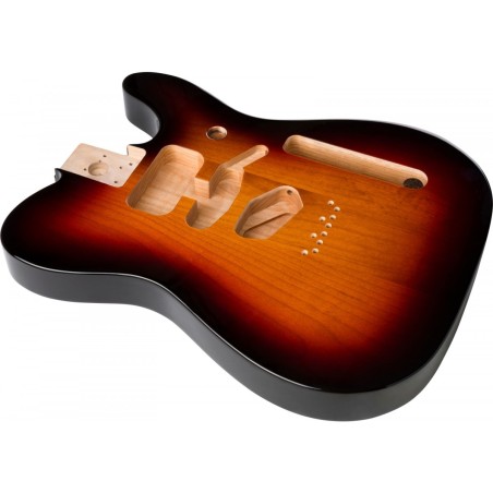 Corpo Fender Deluxe Series Telecaster SSH Alder Modern Bridge Mount 3-C Sunb