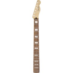 Manico Fender PlayeTele Neck w/Block Inlays, 22 Medium Jumbo Frets, Pau Ferro