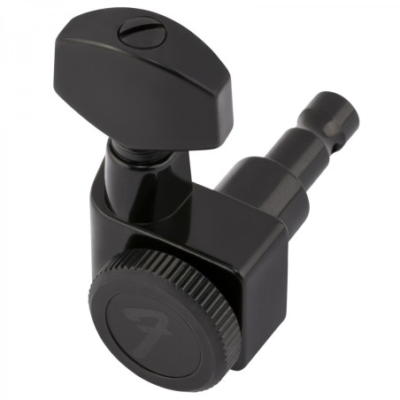 Fender Parts Locking Stratocaster/Telecaster Staggered Tuning Machines (6) Black 0990818400