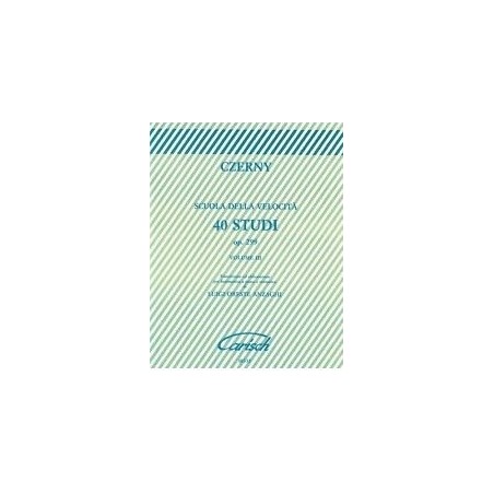 Czerny - SCUOLA DI VELOCITÀ 40 Studi Op.299, volume 3 - vai con la sigla