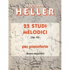 S. Heller: 25 Studi Melodici Op.45, per Pianoforte - vai con la sigla