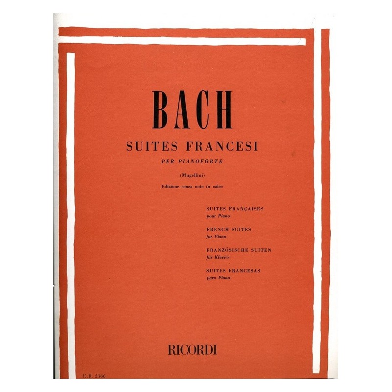 Bach - SUITES FRANCESI