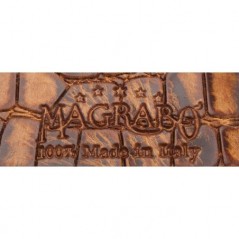 MAGRABO' Holes HC Embossed Croco Lux Marrone Chiaro 6 cm - vaiconlasigla