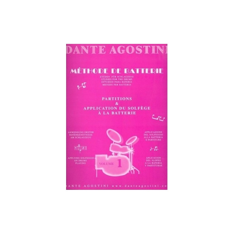 Dante Agostini, Metodo per Batteria Vol.1