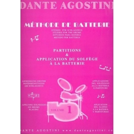 Dante Agostini, Metodo per Batteria Vol.1 - vaiconlasigla