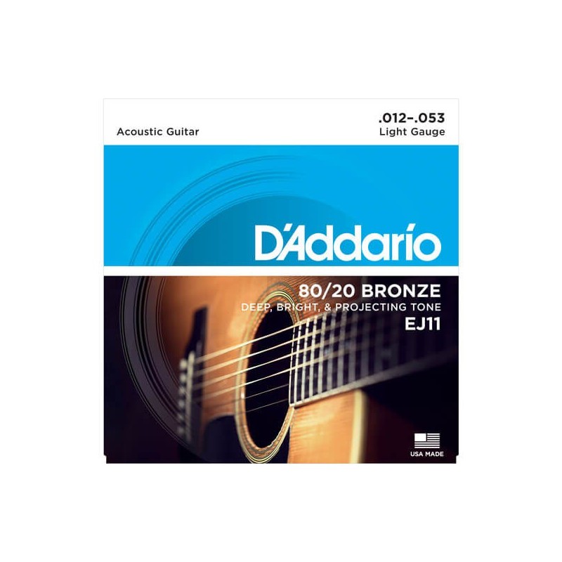 D'ADDARIO EJ11 corde per chitarra acustica 12/53