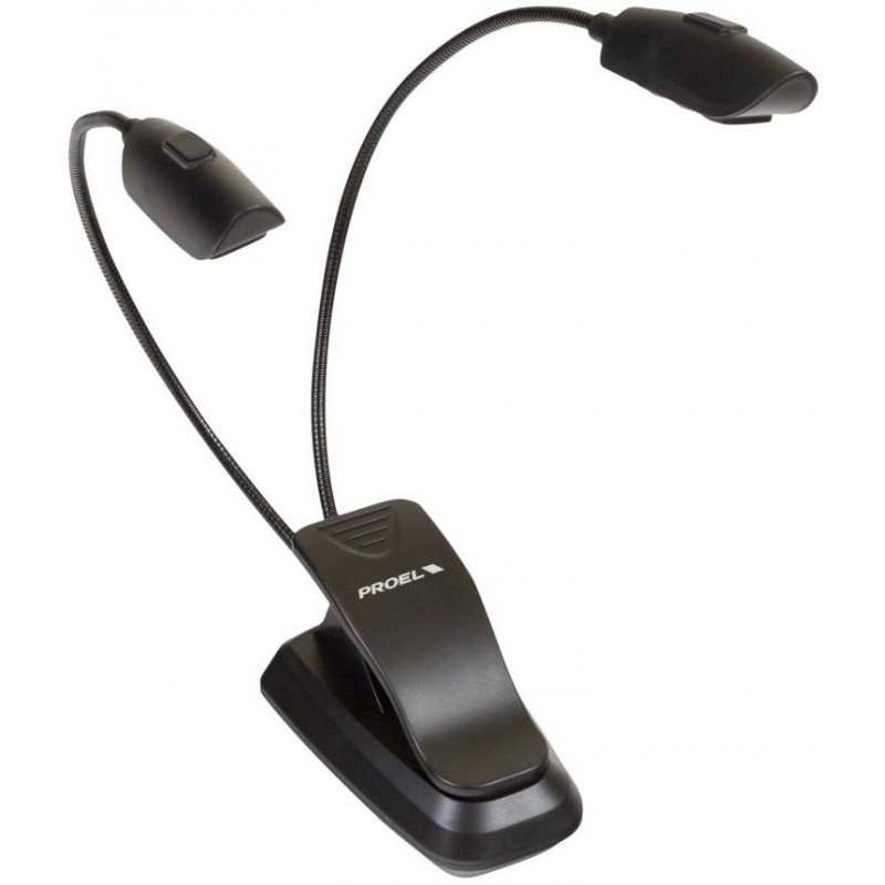 PROEL MSLL06, Lampada a LED per leggio con doppio flessibile