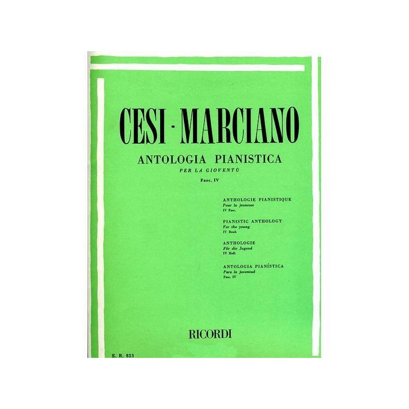 CESI-MARCIANO Antologia pianistica per la gioventù (fasc. 4)