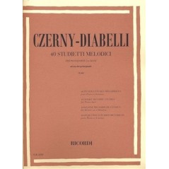Czerny - Diabelli 40 studietti melodici per pianoforte a 4 mani ad uso dei principianti - vai con la sigla