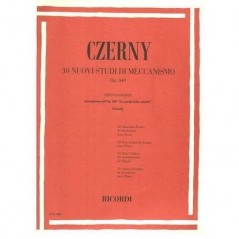 CZERNY 30 studi di meccanismo op 849 ed. Ricordi - vaiconlasigla