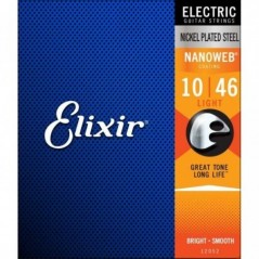 ELIXIR 12052 ELECTRIC NICKEL PLATED STEEL NANOWEB - Corde per chitarra elettrica - vaiconlasigla