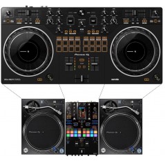 PIONEER DDJ-REV1 Console DJ a 2 canali in stile scratch per Serato DJ Lite - vaiconlasigla
