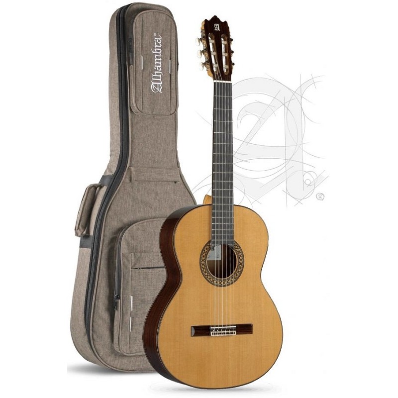 ALHAMBRA 4P chitarra classica spagnola con custodia