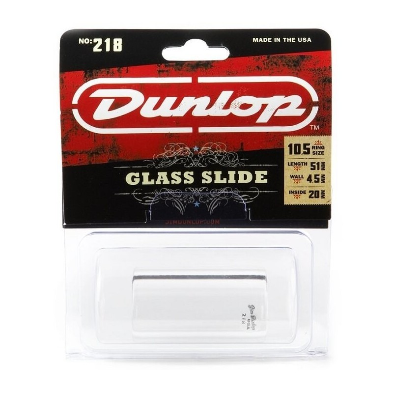 Dunlop 218 Heavy Pyrex Glass Slide