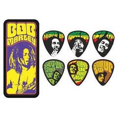 DUNLOP Guitar Picks Bob Marley Pick Tin BOBPT06M - vai con la sigla