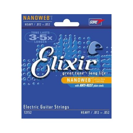 ELIXIR 12152 ELECTRIC GUITAR STRINGS 012-052 - vai con la sigla