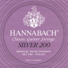 HANNABACH Silver 200 - Medium High Tension, Bass Set - vaiconlasigla