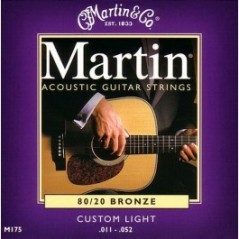 MARTIN M175 - 80/20 Bronze Custom Light - vaiconlasigla