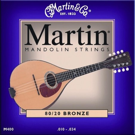 Martin M400 80/20 Bronze Light Mandolin Strings