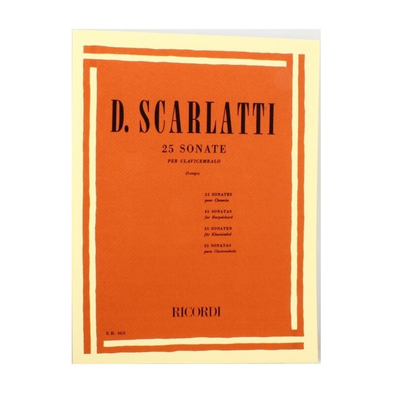 Scarlatti 25 Sonate per clavicembalo