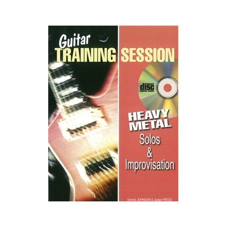 Guitar Training Session: Heavy Metal Solos & Improvisation (Book/CD) - vaiconlasigla