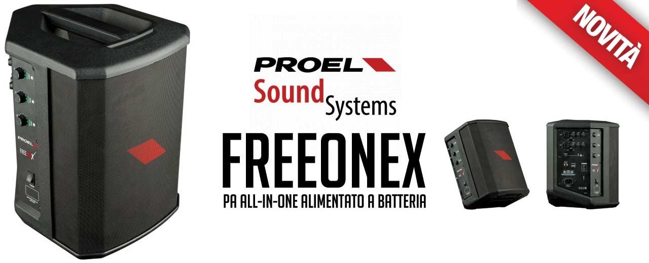 FREEONEX, il nuovo sistema ALL-IN-ONE Proel