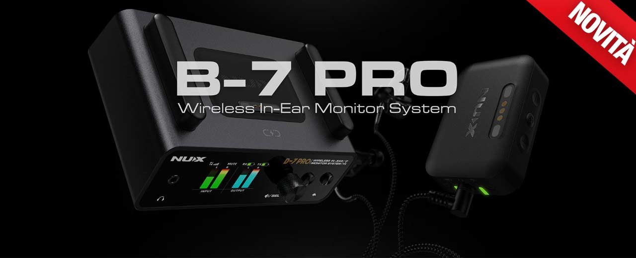 NUX B-7 PRO: Il nuovo standard per il monitoraggio in-ear wireless