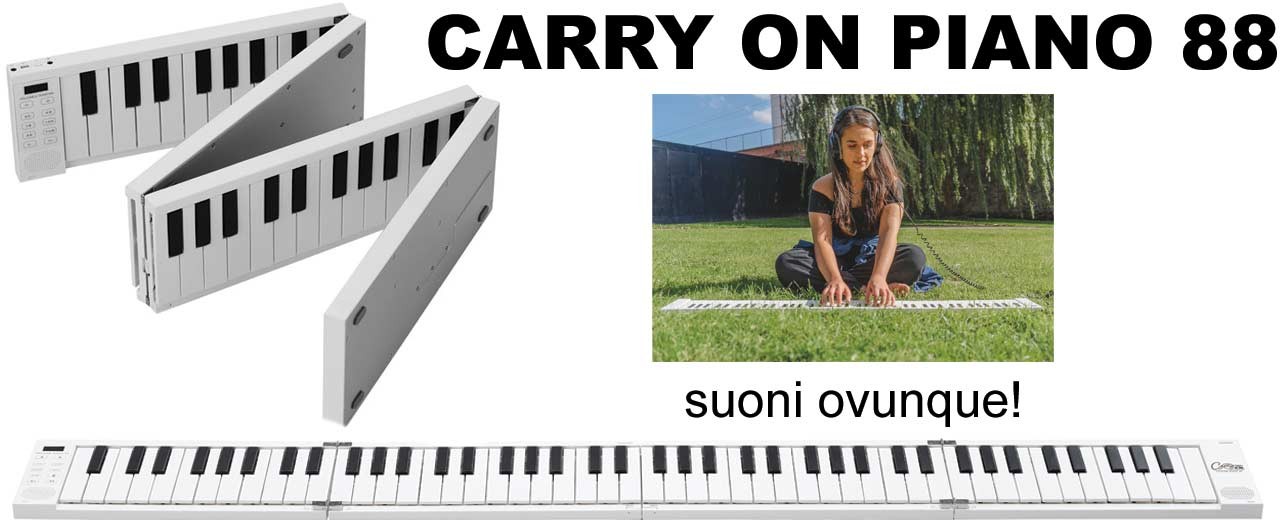 Carry On Piano 88, tastiera pieghevole 88 tasti