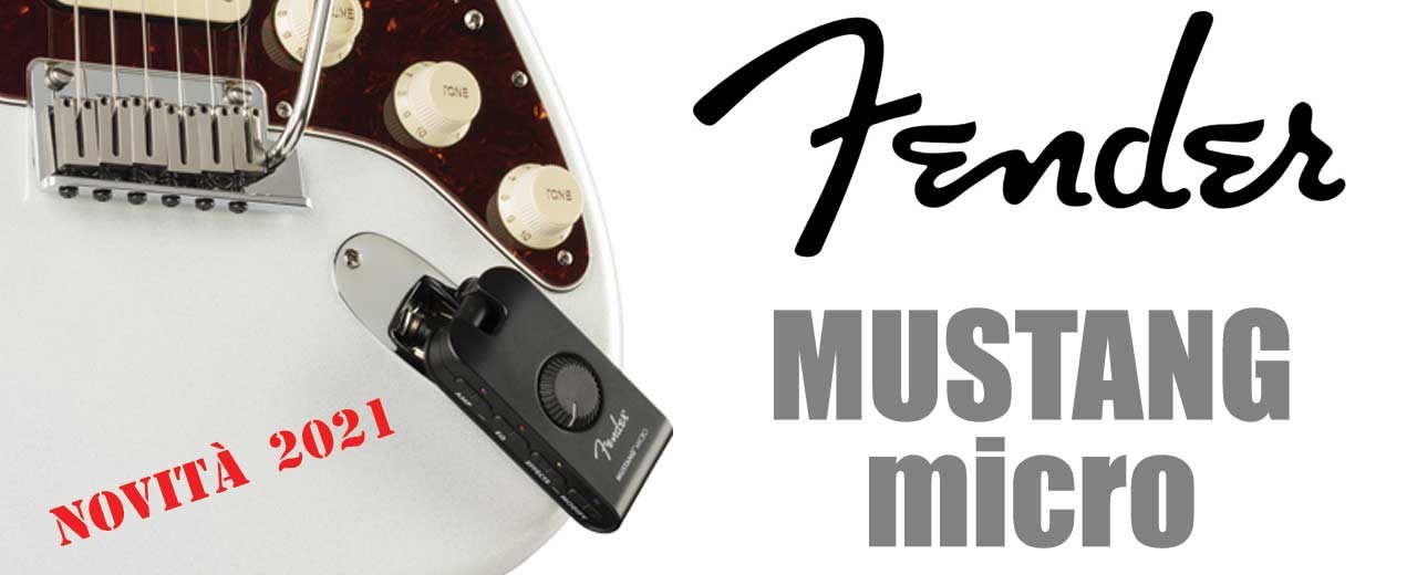 Una vasta gamma di simulazioni nel nuovo Fender Mustang Micro 