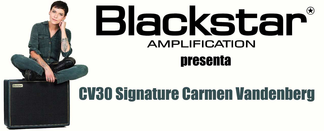 BLACKSTAR presenta il nuovo ampli CV30 Signature Carmen Vandenberg
