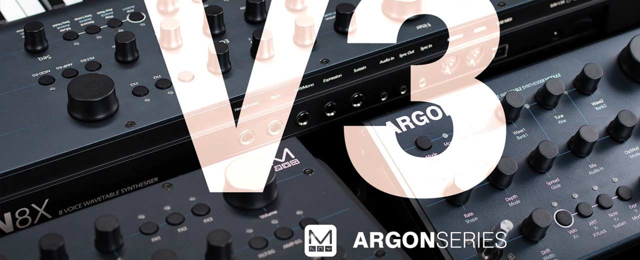 Il firmware v3.0 di ARGON8 è ora disponibile