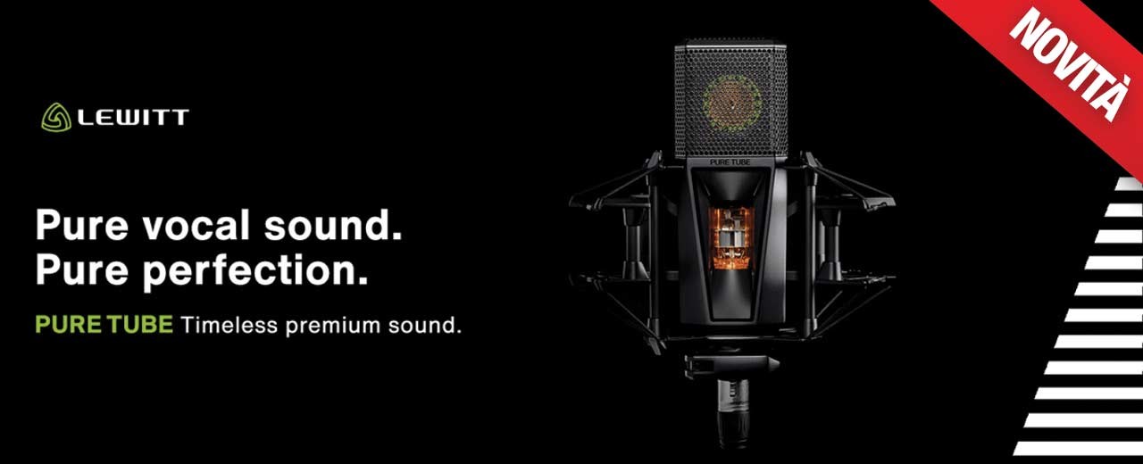 LEWITT presenta PURE TUBE, microfono professionale da studio
